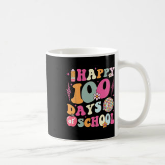 Caneca De Café 100 Dias De Escola Retro Disco 100º Dia Da Escola