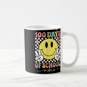 Caneca De Café 100 Dias De Escolas Víblias Sorriem Bonitos Face 1