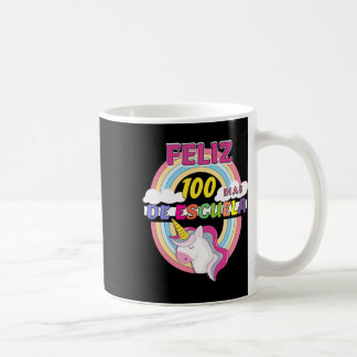 Caneca De Café 100 Dias De Escuela 100 Dias De Escola