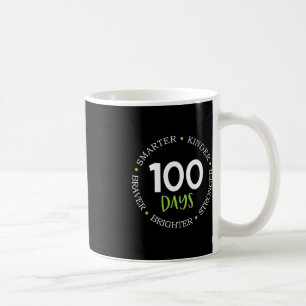 Caneca De Café 100 dias de espírito de crescimento infantil da eq