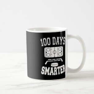 Caneca De Café 100 Dias De Esportes De Hóquei Mais Inteligentes 1