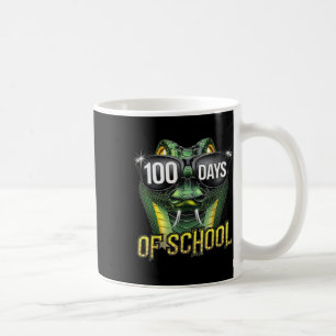 Caneca De Café 100 Dias De Estudantes Cobra da Escola Meninas 100