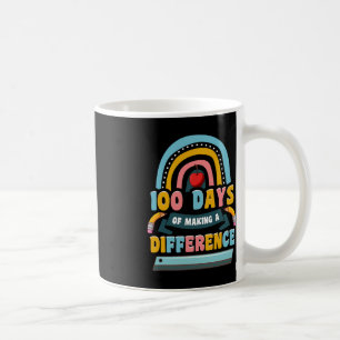 Caneca De Café 100 Dias De Fazer Diferença Ensino De Crianças Arc