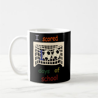 Caneca De Café 100 Dias De Futebol Escolar 100º Dia Para Homens