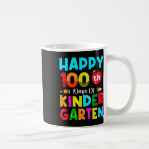 Caneca De Café 100 Dias De Jardim De Infância 100º Dia Da Escola