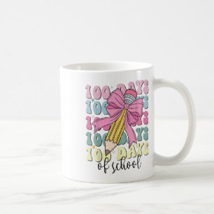 Caneca De Café 100 Dias De Meninas Escolares Coquetê Arco 100º Di