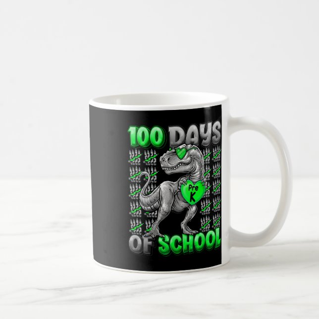 Caneca De Café 100 Dias De Meninos 100 Dias Mais Inteligentes (Direita)