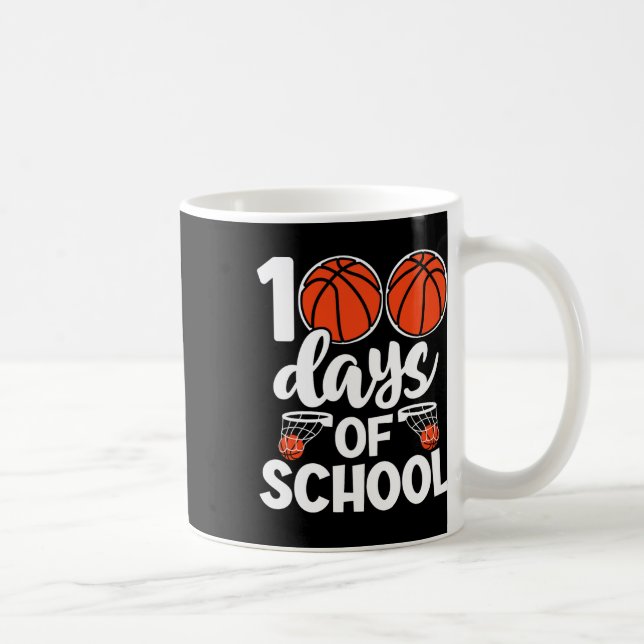 Caneca De Café 100 Dias De Novidade Infantil De Bysketbyll (Direita)