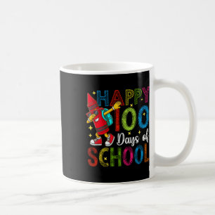 Caneca De Café 100 Dias De Professora De Lápis Coloridos Escolare