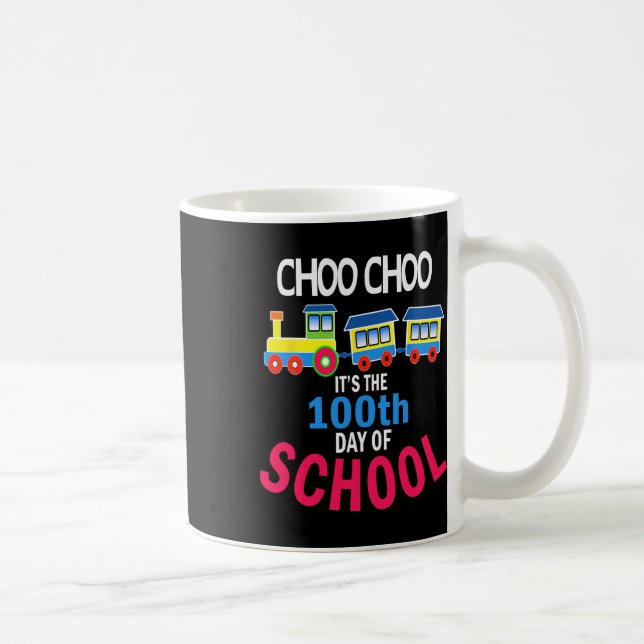 Caneca De Café 100 Dias De Professora Do Jardim De Infância (Direita)