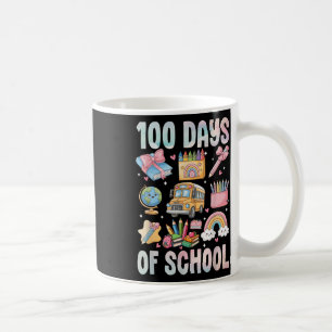 Caneca De Café 100 Dias De Professores Do Ensino 100º Dia De