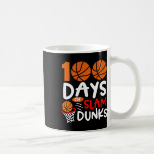 Caneca De Café 100 Dias De Slam Dunks Bysketbyll Diversão 100º Di