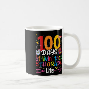 Caneca De Café 100 Dias De Vida Aquela Garota De Vida De 5 Te