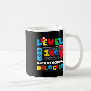 Caneca De Café 100 Dias De Videos games Desbloqueados Da Escola
