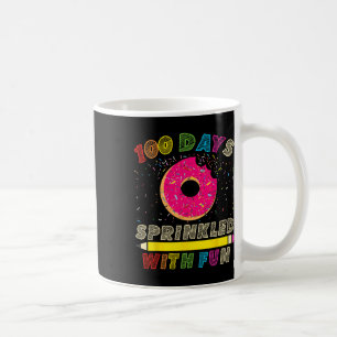 Caneca De Café 100 Dias Empurrados Com Feliz 100º Dia do Kinder
