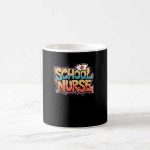 Caneca De Café 100 Dias Enfermeira Escolar, Apreciação de Enferma