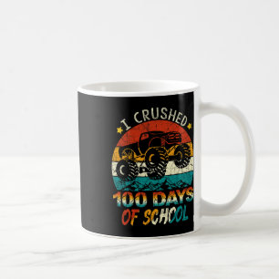 Caneca De Café 100 Dias Esmagados De Garotos De Caminhão De Monst