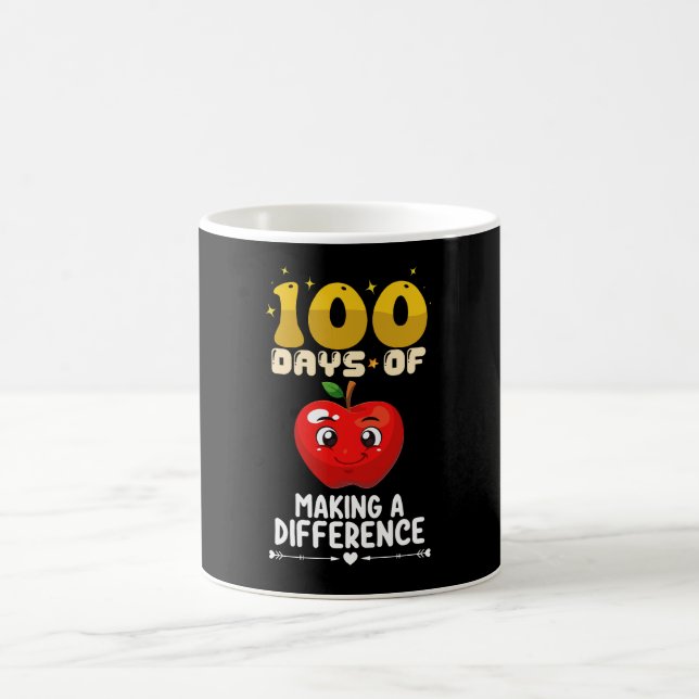 Caneca De Café 100 Dias Fazendo A Diferença Apple (Centro)