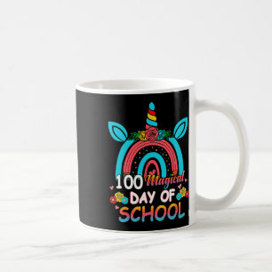 Caneca De Café 100 Dias Mais Inteligente Do Arco-Íris Unicórnio 1