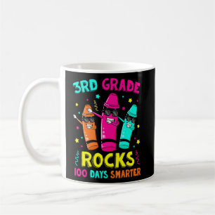 Caneca De Café 100 dias mais inteligentes, 3º ano, rochas do 3º a