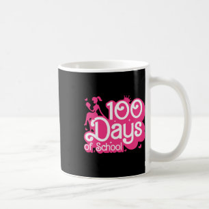 Caneca De Café 100 Dias Rosa De Professora Do 100º Dia Sch