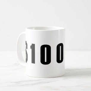 Caneca De Café 100 dólares