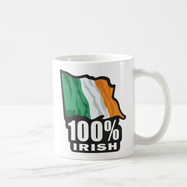 CANECA DE CAFÉ 100%-IRLANDÊS (Direita)