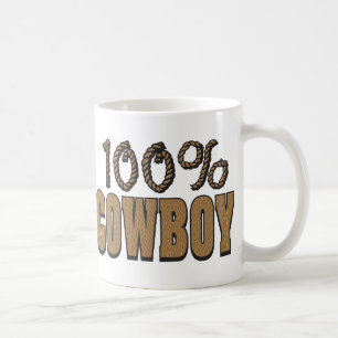 Caneca De Café 100 Por Cowboy
