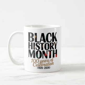 Caneca De Café 100 years celebration black history month 2026