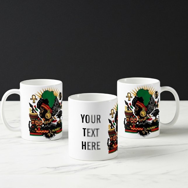 Caneca De Café 100 Years of Black History Month 2026 Celebration (Criador carregado)