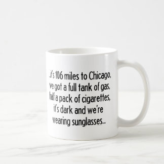 Caneca De Café 106 milhas a Chicago