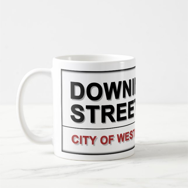 Caneca De Café 10 Downing Street London Inglaterra (Esquerda)