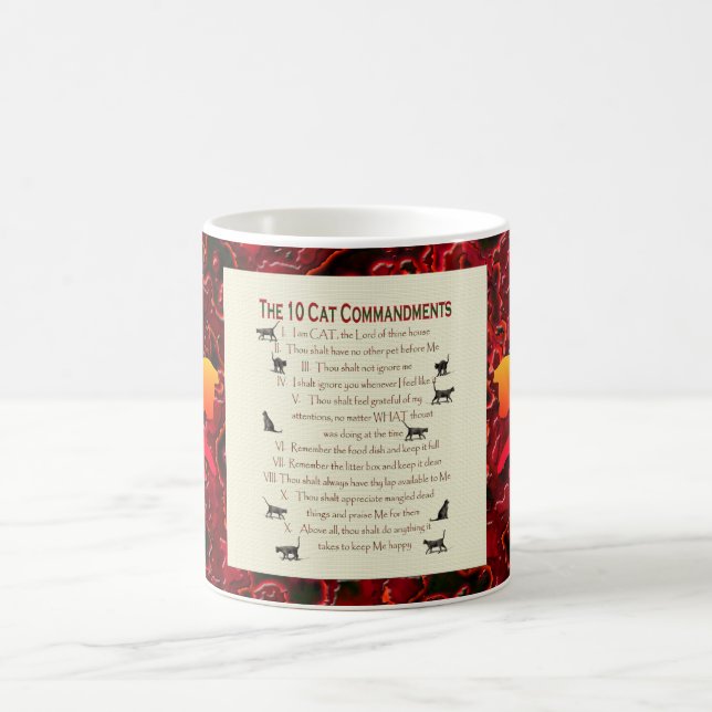 Caneca De Café 10 mandamentos do CAT (Centro)