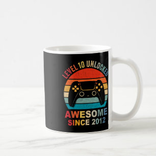 Caneca De Café 10 Vídeo Jogo 2012 Desbloqueado 10º Aniversário