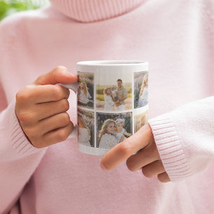 Caneca De Café 10 x Colagem de Fotos Moderno Grid Insta