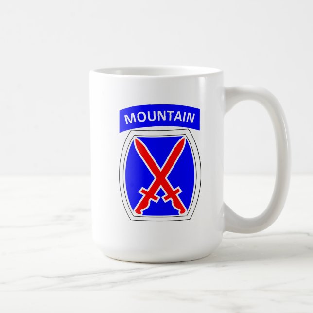 Caneca De Café 10o Divisão da montanha (Direita)