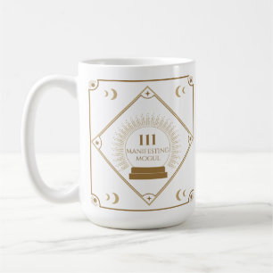 Caneca De Café 111 Anjo Número de Manifestação Crystal Ball Mug