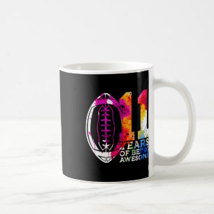 Caneca De Café 11 Anos De Aniversário De 11 De Futebol Incrível