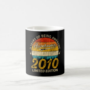 Caneca De Café 11 Anos De Idade No Dia 2010 Incrível Desde O Ani