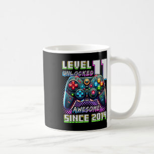 Caneca De Café 11 Birthday Boy Level 11 Gamer 11 Year Video Gam