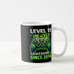 Caneca De Café 11 Birthday Boy Level 11 Gamer 11 Year Video Gam