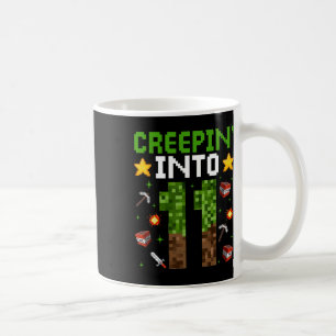Caneca De Café 11 Birthday Gamer Pixel Creepin" Em 11 Vídeo G