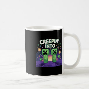 Caneca De Café 11 Birthday Gamer Pixel Creepin" Em 11 Vídeo G