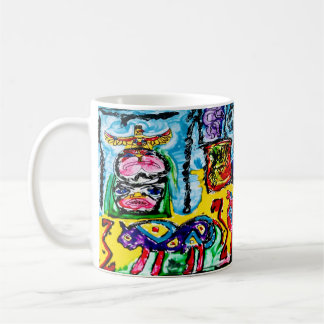 CANECA DE CAFÉ 11 OZ—ABSTRATO PURPLE BUFFALO