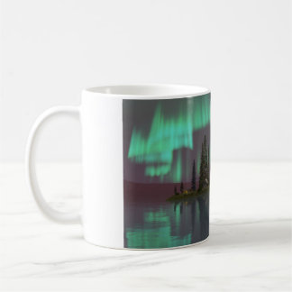 Caneca De Café 11oz mug with "Aurora Halo" image