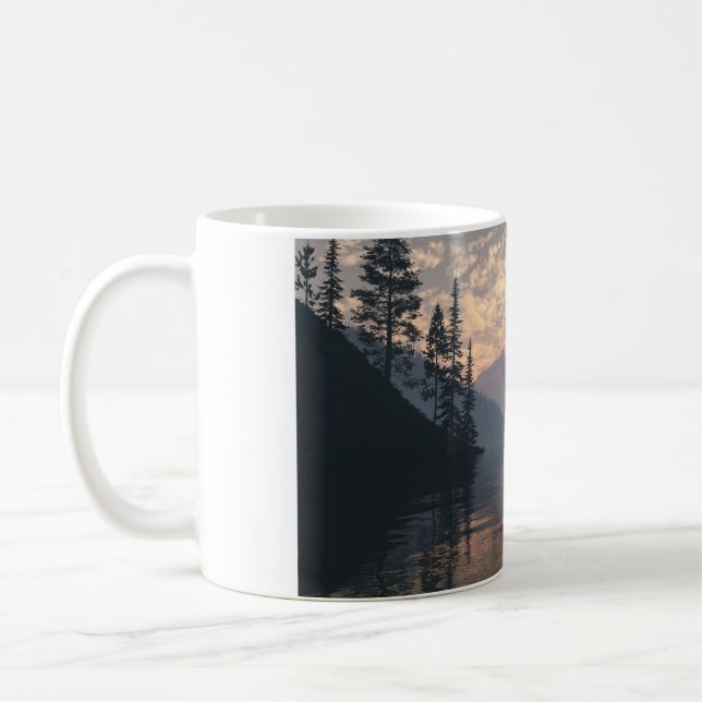 Caneca De Café 11oz mug with "Daybreak" image (Esquerda)