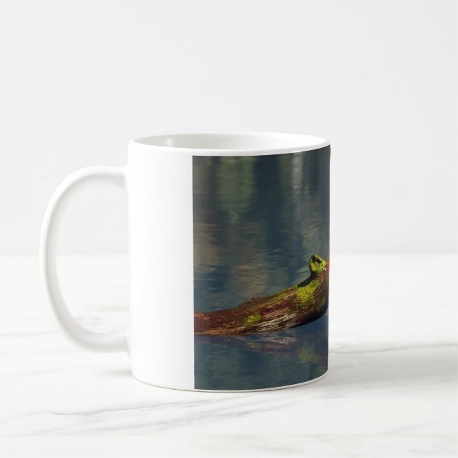 Caneca De Café 11oz mug with "Rebirth (Green)" image (Esquerda)