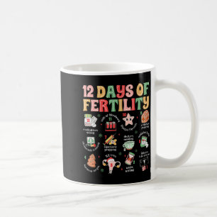 Caneca De Café 12 Dias De Fertilidade Enfermeira De Fiv Natal Ob