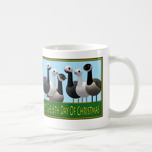 Caneca De Café 12 dias do Natal 5-6 (Direita)