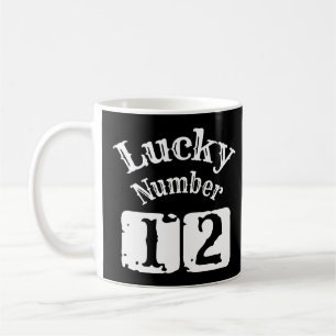 Caneca De Café 12 - Sorte Número 12 Sorte